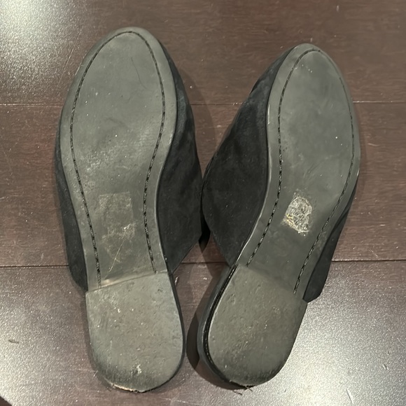Jeffrey Campbell Black Suede Slip On Flats Size 7 - Picture 3 of 5